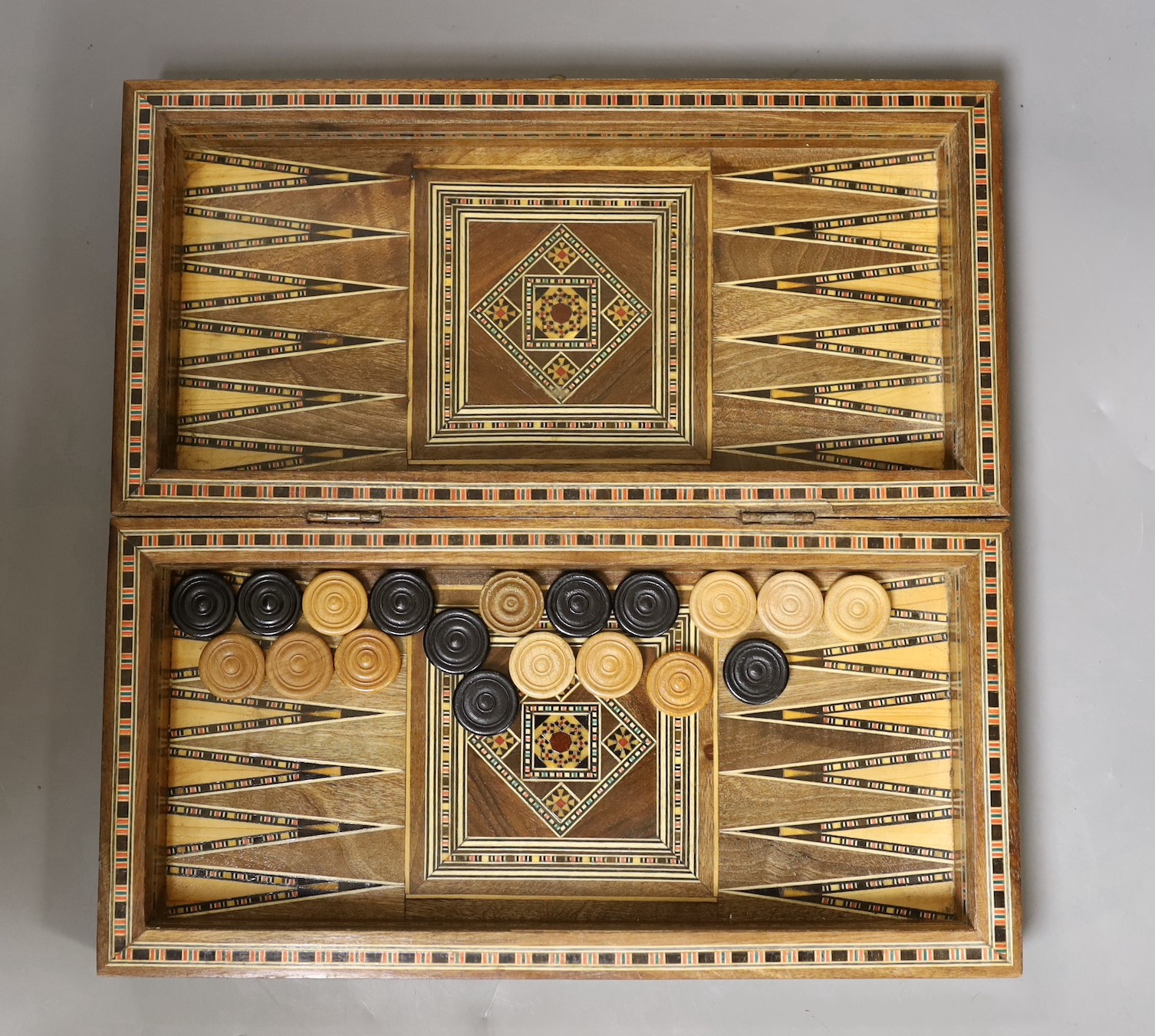 A Damascus ware games box